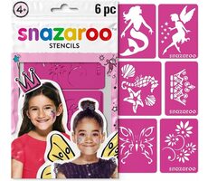 SNAZAROO Šablony na obličejové barvy Fantasy 6ks / od 4 let 