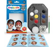SNAZAROO Sada 8 barev na obličej Tlapková patrola: Chase & Marshall / od 3 let 