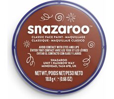 SNAZAROO Barva na obličej Rezavě hnědá 18ml