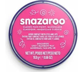 SNAZAROO Barva na obličej Jasně růžová 18ml