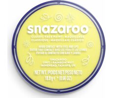 SNAZAROO Barva na obličej Světle žlutá 18ml