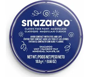 SNAZAROO Barva na obličej Tmavě modrá 18ml