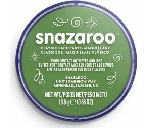 SNAZAROO Barva na obličej Trávově zelená 18ml