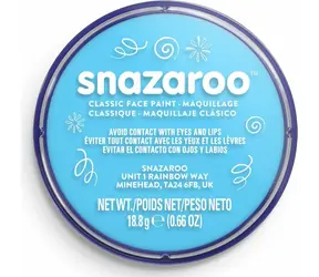 SNAZAROO Barva na obličej Tyrkysová 18ml