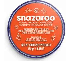 SNAZAROO Barva na obličej Tmavě oranžová 18ml