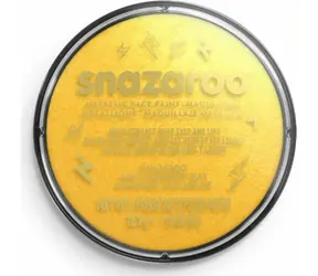 SNAZAROO Barva na obličej Metalická Zlatá 18ml