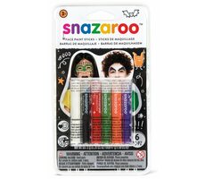 SNAZAROO Sada barev na obličej a tělo v tyčinkách Halloween 6ks / od 3 let