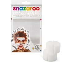 SNAZAROO Houbičky na obličejové barvy půlené 4ks