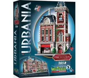 WREBBIT 3D puzzle Urbania: Hasičská stanice / 285 dílků / od 12 let 