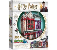 WREBBIT 3D puzzle Harry Potter: Prvotřídní potřeby pro famfrpál a Slug & Jiggers Apothecary / 305 dílků / od 12 let 