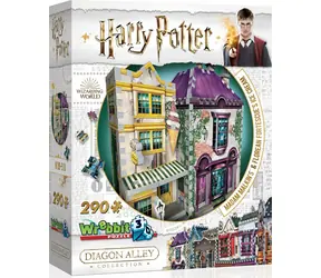 WREBBIT 3D puzzle Harry Potter: Madam Malkinová a Zmrzlinářství Florea / 290 dílků / od 12 let 