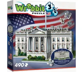 WREBBIT 3D puzzle Bílý dům Washington / 490 dílků / od 14 let 