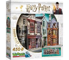 WREBBIT 3D puzzle Harry Potter: Příčná ulice / 450 dílků / od 14 let 