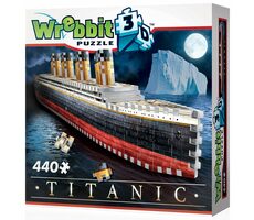 WREBBIT 3D puzzle Titanic / 440 dílků / od 14 let 