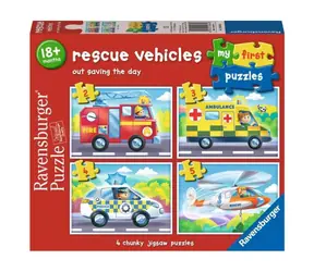 Ravensburger Moje první puzzle Záchranářská vozidla 2/3/4/5 dílků / od 1.5 roku