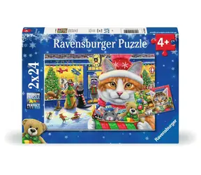 Ravensburger Vánoční koťata / 2x24 dílků / od 4 let 