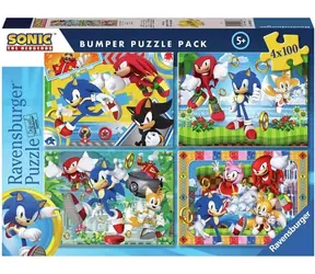 Ravensburger Sonic the Hedgehog / 4x100 dílků / od 5 let