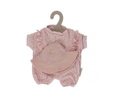Little Dutch Oblečení na panenku Baby Pink Floral / od 18 měsíců