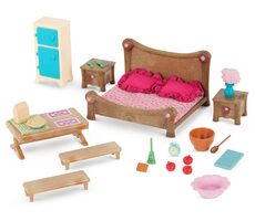 Li'l Woodzeez Sada nábytku do ložnice a jídelny / od 3 let