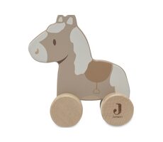 Jollein Kůň na kolečkách dřevěný Nostalgic Ride / od 12 měsíců