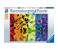 Ravensburger Pestrobarevné květiny / 500 dílků / od 12 let
