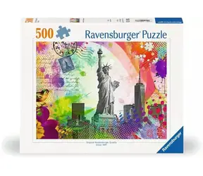 Ravensburger Pohlednice z New Yorku / 500 dílků / od 12 let
