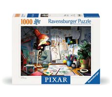 Ravensburger Disney Pixar: Stůl umělce / 1000 dílků / od 14 let