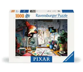 Ravensburger Disney Pixar: Stůl umělce / 1000 dílků / od 14 let