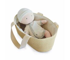 Doudou Jolijou Panenka Pol v tašce do kočárku 28 cm / od 0 let