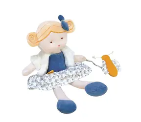 Doudou Jolijou Panenka Pollen a včelka 25 cm / od 0 let