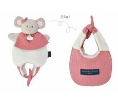 Doudou Myška v tašce 3v1 / od 0 let