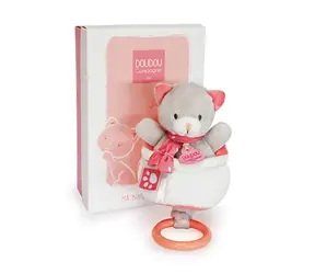 Doudou Plyšová hudební hračka 20 cm kočka / od 0 let