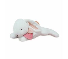 Doudou Plyšový králík s tmavě růžovou bambulkou 65 cm / od 0 let