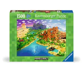 Ravensburger Minecraft: Svět Minecraftu / 1500 dílků / od 14 let