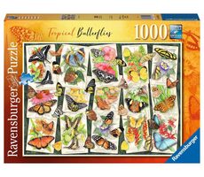 Ravensburger Tropičtí motýli / 1000 dílků / od 14 let