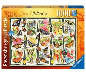 Ravensburger Tropičtí motýli / 1000 dílků / od 14 let
