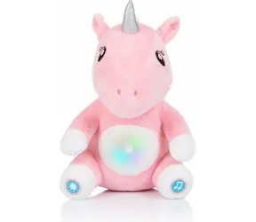 CHIPOLINO Plyšový Jednorožec se světýlky a hudbou / od 0 let