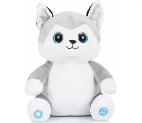 CHIPOLINO Plyšový Husky se světýlky a hudbou / od 0 let