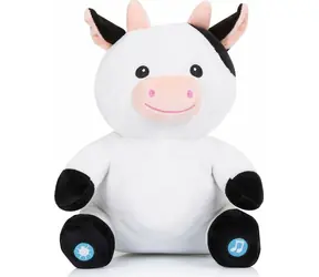CHIPOLINO Plyšová Kravička se světýlky a hudbou / od 0 let
