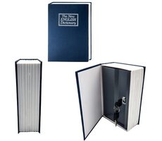 Mad Monkey Book Safe modrá / Trezor do knihovny s klíčem  