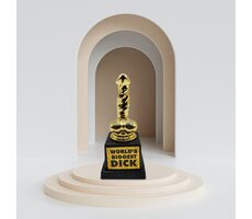Mad Monkey Trophy "World's Biggest Dick"