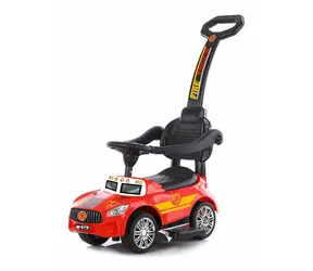 CHIPOLINO Odrážedlo s vodící tyčí a se zvuky Hasiči / 1.5 - 3 roky / do 25 kg
