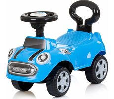 CHIPOLINO Odrážedlo Auto s melodiemi GO-GO Blue / od 1 roku do 3 let / do 25 kg