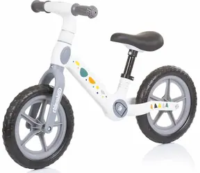 CHIPOLINO Odrážedlo Dino White-Grey / od 1.5 roku do 5 let / do 25 kg