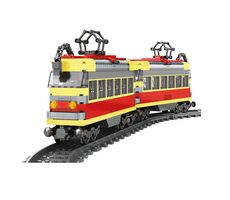 RAPPA Kompatibilní stavebnice BLOXO tramvaje na baterie s kolejemi 724 ks / od 6 let