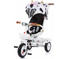 CHIPOLINO Tříkolka se stříškou Futuro 2v1 Cow / od 1.5 roku / do 25 kg