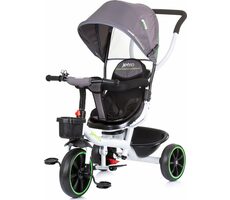 CHIPOLINO Tříkolka se stříškou Jetro 2v1 Glacier / od 1.5 roku / do 25 kg