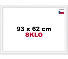 BFHM Plastový rám na puzzle 93x62cm - bílý (sklo)