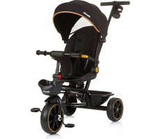 CHIPOLINO Tříkolka se stříškou Max Sport 2v1 Obsidian / od 1.5 roku / do 25 kg