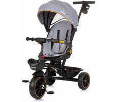 CHIPOLINO Tříkolka se stříškou Max Sport 2v1 Ash Grey / od 1.5 roku / do 25 kg